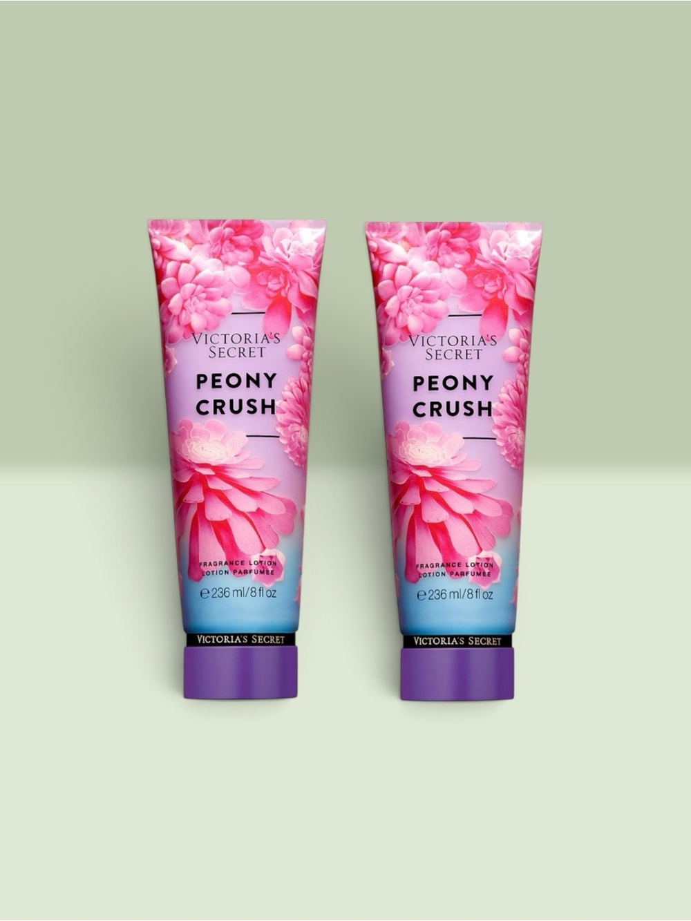 Victoria's Secret PEONY CRUSH Fragrance Lotion ~ 8 fl.oz. ( Lot of 2 )